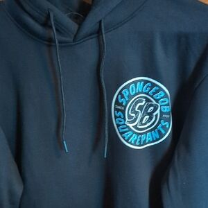 Nickelodeon SpongeBob SquarePants Dark Blue Hoodie Members Only SALE
